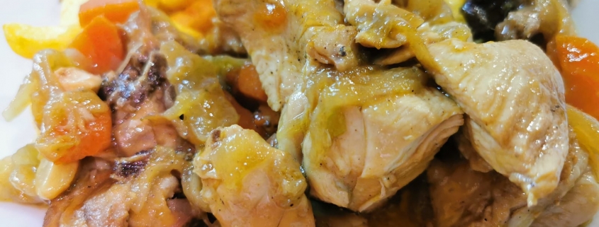 El arte de la comida casera. Esta receta de pollo en salsa al estilo tradicional es un ejemplo